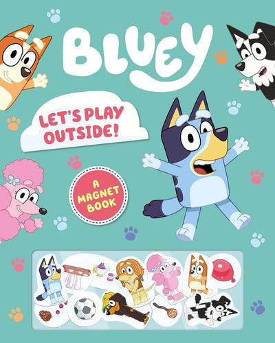 "Bluey's Outdoor Adventure: Interactive Magnet Book (Hardcover) - Brand New!"