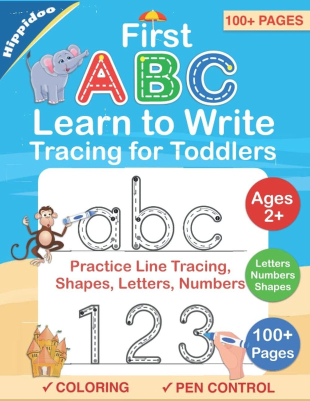 "Beginner's Tracing Workbook: Fun Practice for Little Learners!"