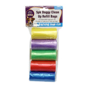 225Pcs Bags Of 100% Biodegradable Pet Basic Doggy Clean Up Refill Bags - Pack of 15 Rolls