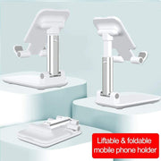 [2 Pack] Foldable Cell Phone Stand, TIQUS Angle And Height Adjustable Desk Phone H
