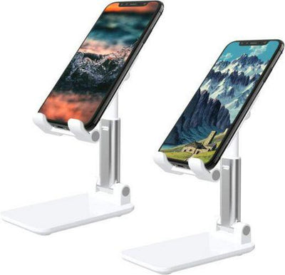 [2 Pack] Foldable Cell Phone Stand, TIQUS Angle And Height Adjustable Desk Phone H