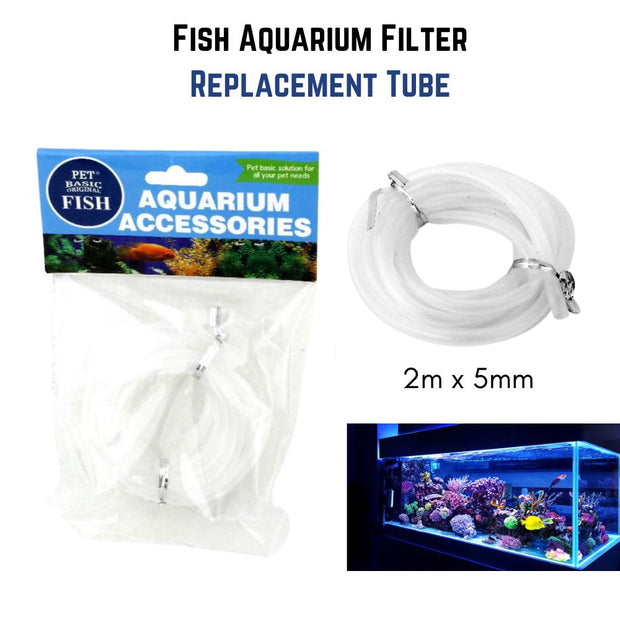 **2m Replacement Tube Aquarium Fish Tank Oxygen Air Pump Hose Tube Transparent******This 2m replacement tube is the perfect accessory for your aquarium or air pump. Made of eco-friendly PVC material, this transparent and soft tube is easy to install