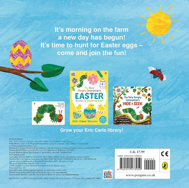 "Exciting Easter Adventure with The Very Hungry Caterpillar Board Book by Eric Carle"