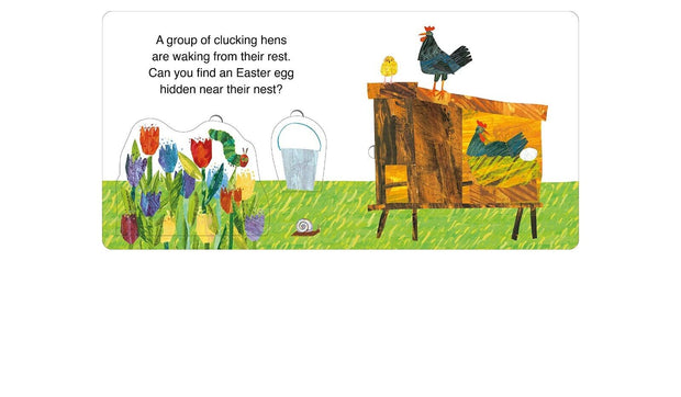 "Exciting Easter Adventure with The Very Hungry Caterpillar Board Book by Eric Carle"