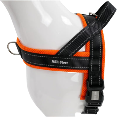 MSR No Pull Dog Harness - Breathable Mesh Padded Choke Free Quick Fit Outdoor Vest Harness for Small Dogs