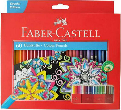 Faber-Castell Vibrant Classic Colour Pencils Box Of 60, (16-111260)