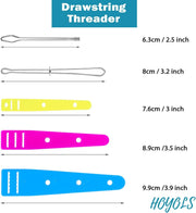 HOYOLS Bodkin Needles Drawstring Threader, Sewing Replacement Tools 6pcs Set, St