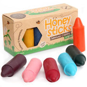 Honeysticks Natural Beeswax Crayons - Non Toxic Crayons Made With Food Grade Ing