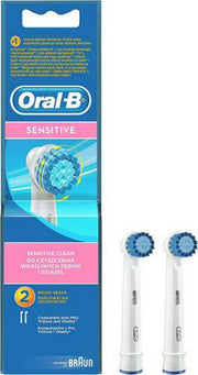 Oral-B Sensitive Replacement Electric Toothbrush Heads Refills, 2 Pack