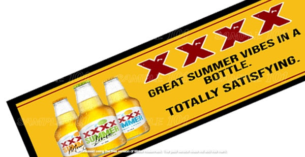 Buy SUMMER VIBES Beer Mat: Keep Cool, Catch Spills (890mm x 240mm)