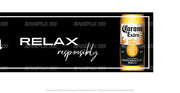 Buy RELAX RESPONSIBLY Beer Mat: Chill Vibes, Spill-Free Bar (890mm x 240mm)