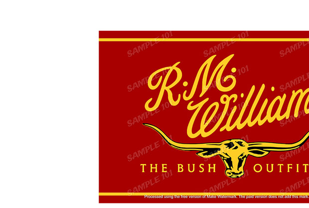 R.M. WILLIAMS BUSH OUTFITTER 
