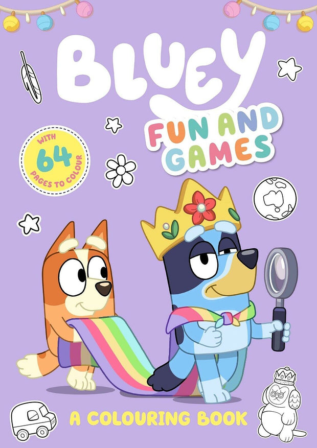 Buy Bluey Fun & Games Coloring Book + Unleash Creativity! AU Shipping!