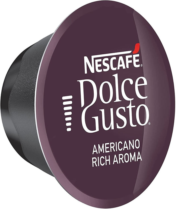 "Indulge in Rich Aroma with 2 Packs of NESCAFE Dolce Gusto Cafe Americano Coffee Pods - 32 Capsules Total! Perfect for Coffee Lovers in Australia!"