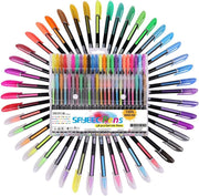 "48-Piece Glitter and Metallic Gel Pen Set by SAYEEC - Perfect for Art and Marking"