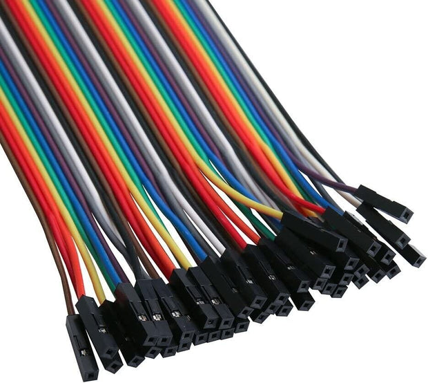 "120-Piece Elegoo Multicolored Dupont Wire Set - Perfect for Easy and Neat Circuit Connections!"