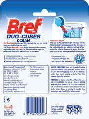 "Blue Water Freshness Toilet Cleaner Duo - 2 Pack of Fresh & Clean Cubes, 100g Each!"