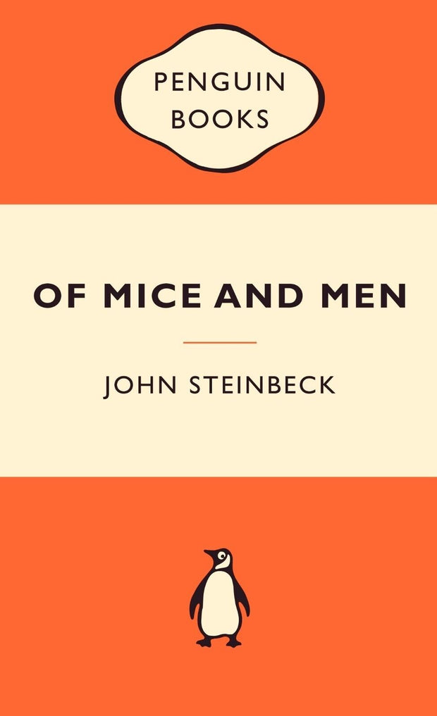 "Brand New Paperback Edition of the Classic Tale: Of Mice and Men by John Steinbeck - Fast & Free Shipping Included!"