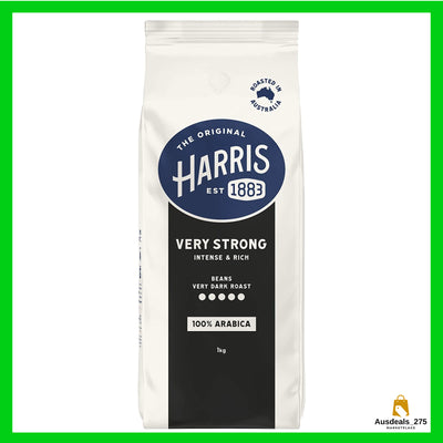 "Introducing Harris' Bold and Robust 1 Kg Coffee Beans - Your Perfect Morning Pick-Me-Up!"