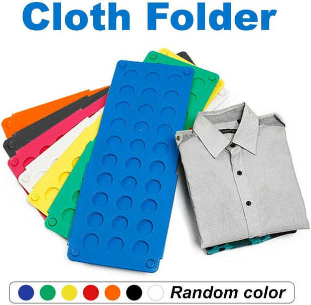 Clothes T Shirt Top Folder Magic Folding Board Flip Fold Laundry Organizer (Kid Size Random color)