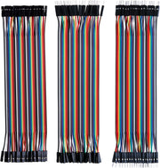 "120-Piece Elegoo Multicolored Dupont Wire Set - Perfect for Easy and Neat Circuit Connections!"