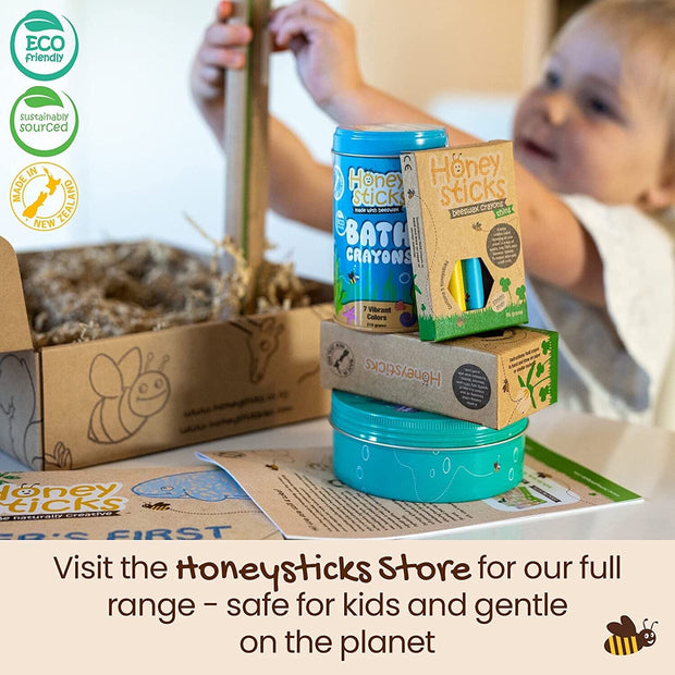 "Pure and Safe: Honeysticks Natural Beeswax Crayons for Creative Kids"