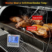 "Thermopro TP-17: Ultimate Dual Probe Digital Cooking Thermometer with Large LCD Backlight"
