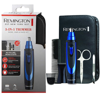 "Remington Ultimate Grooming Tool: 3-in-1 Trimmer for Nose, Ear, and Face"