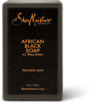 "Double the Nourishment: Shea Moisture African Black Soap with Shea Butter Duo, 230 G Each | Fresh Arrival in Australia"