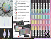 "24-Piece Special Color Series Acrylic Paint Pens - Extra Fine Point Markers Set"