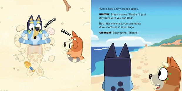 "Bluey's Beach Adventure: Interactive Lift-The-Flap Exploration! 🌊 FREE SHIPPING in Australia"