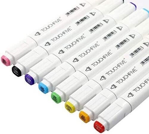 "Vibrant 80-Color Art Marker Set with Dual Tips - Perfect for Alcohol-Based Drawing Projects!"