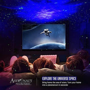 "Galactic Astronaut Star Projector Night Light - Remote Controlled LED Lamp with Timer, Nebula Ceiling Projection for Aesthetic Home Decor and Gaming Room Ambiance"