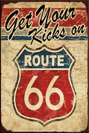 YOUR KICKS Retro/ Vintage Tin Metal Sign Man Cave, Wall Home Décor, Shed-Garage, and Bar