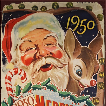 Christmas Metal Sign