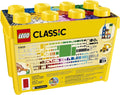 Classic Large Creative Brick Box – Colorful Building Set for Kids 4+ | Includes Doors, Windows, Wheels & Baseplate