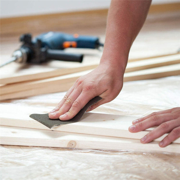 Ultimate Premium Mixed Grit Wet Dry Sandpaper Sheets - Perfect for Wood Finishing (80, 240, 320 Grit)
