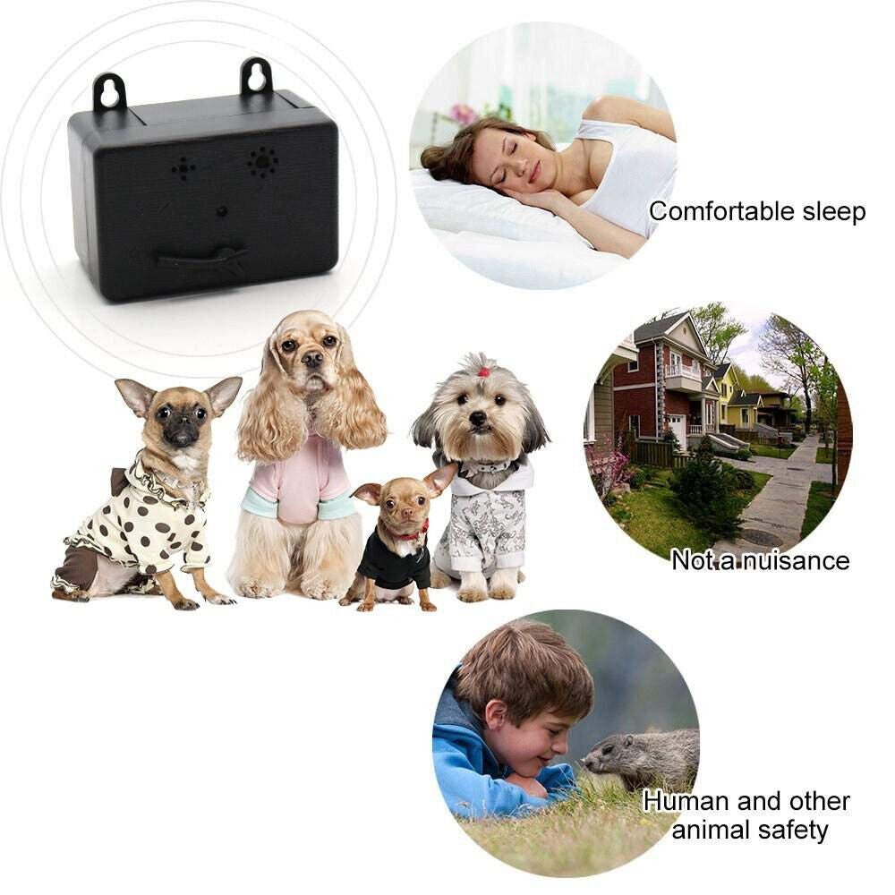 Outdoor Ultrasonic Pet Dog Stop Barking anti Bark Control Device Silencer Tool
