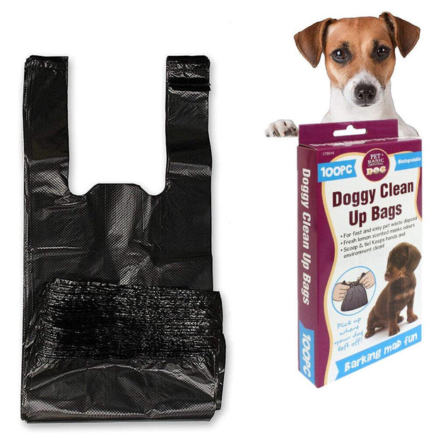 100-500x Biodegradable Pet Dog Cat Poo Poop Waste Disposable Clean Garbage Bags