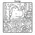 Comfy Days: Coloring Book for Adults and Teens Featuring Super Cute Animal Characters in Cozy Hygge Moments for Relaxation