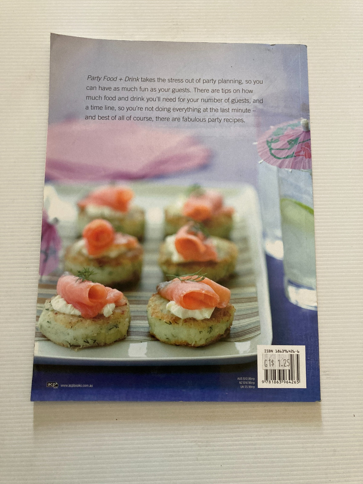 Party Food & Drink — back cover