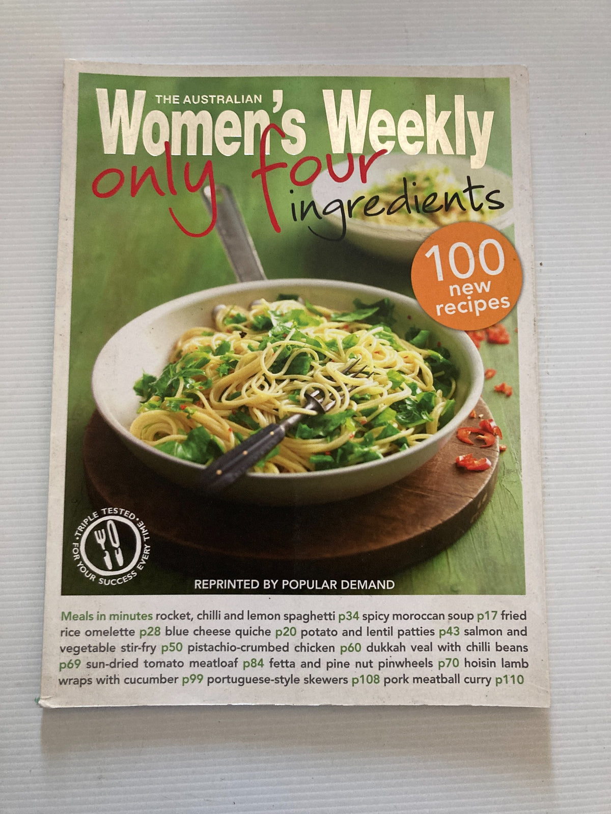 Only Four Ingredients — front cover