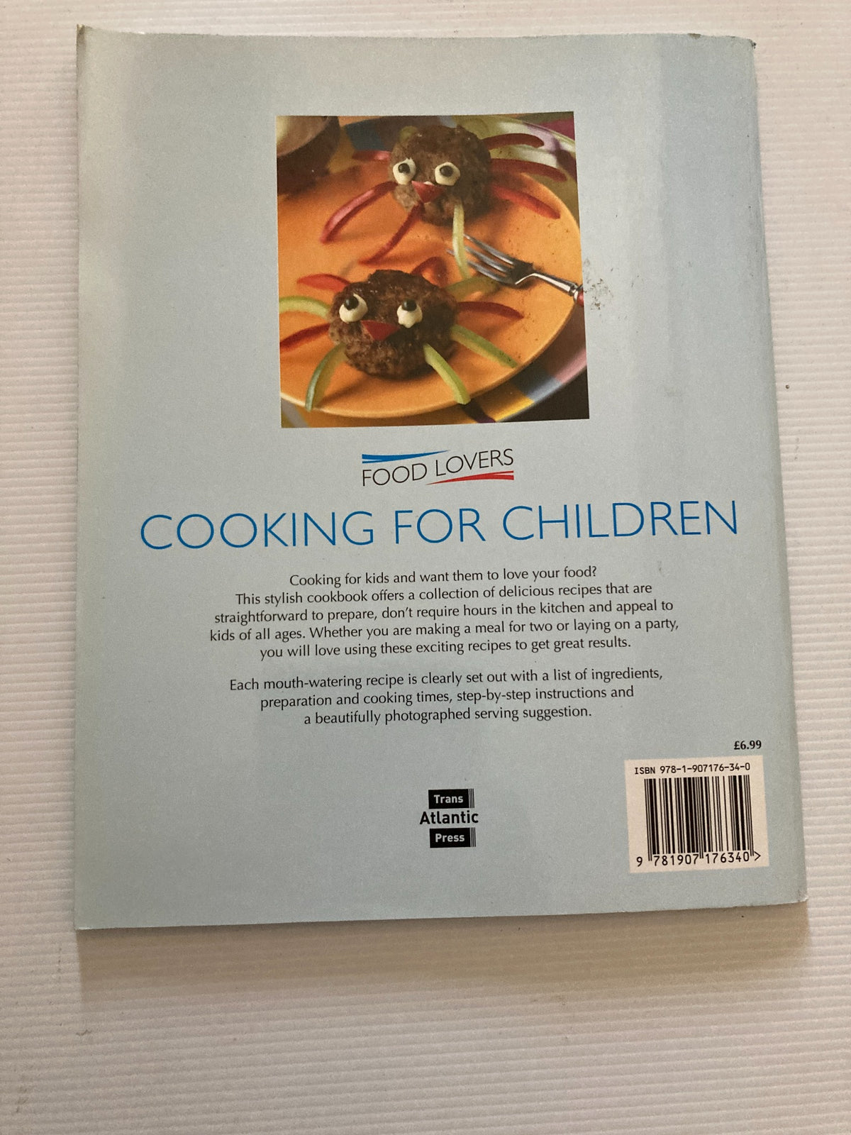 Cooking for Children — back cover