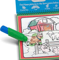 Melissa & Doug On-The-Go Water WOW! – Reusable Water-Reveal Pad | Animals Theme | Mess-Free Coloring Fun