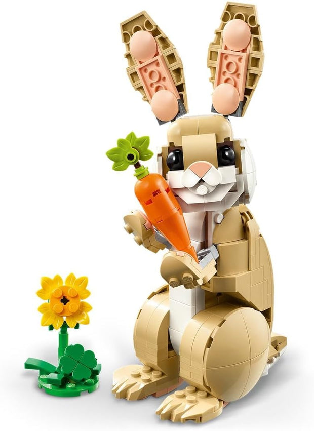 Creator 3-in-1 Cute Bunny Toy – Build a Rabbit, Llama, or Seal | Fun Construction Kit for Kids Ages 8+