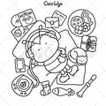 Comfy Days: Coloring Book for Adults and Teens Featuring Super Cute Animal Characters in Cozy Hygge Moments for Relaxation