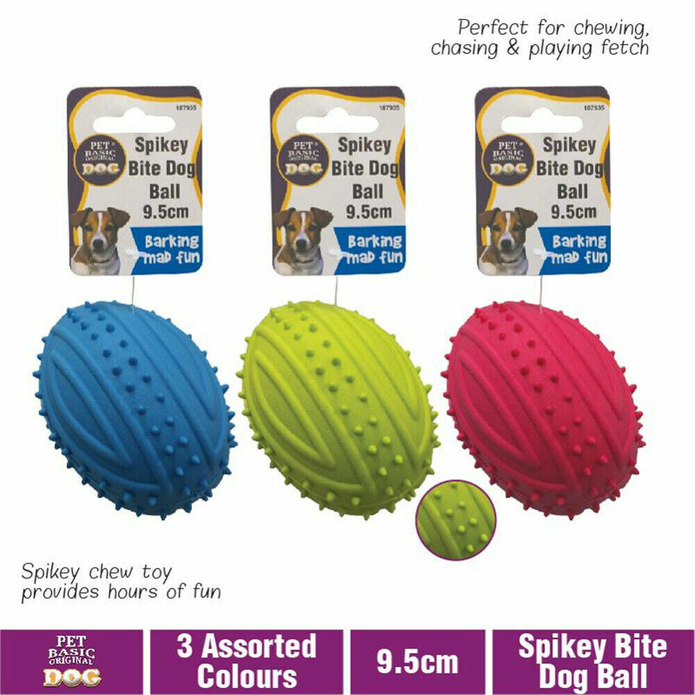 Dog Pet Chew Toys Puppy Dental Teeth Clean Care Play Training Bite Fetch Ball