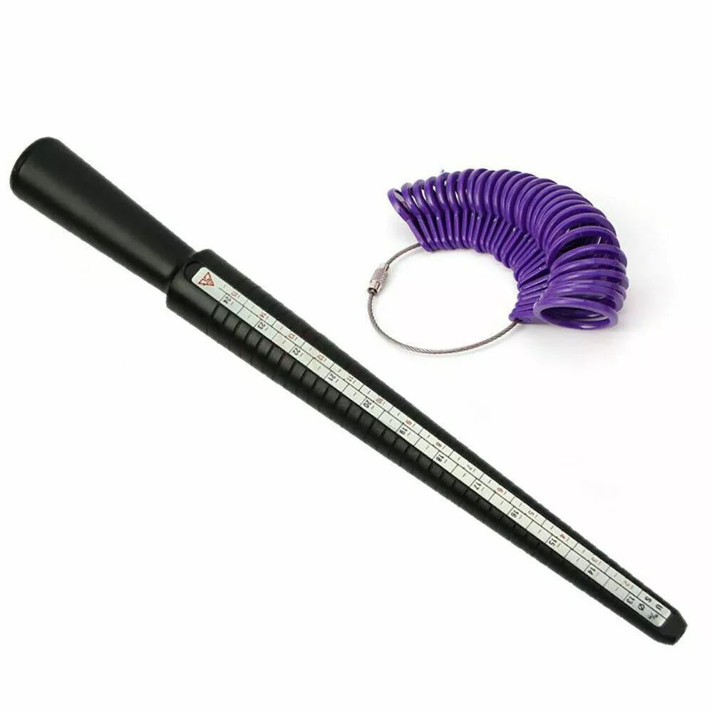 Jewelry Ring Sizer Set with Finger Gauge - Handy Tool for Easy Measurement - Tin Sign Factory Australia