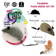 Trendy Pets Plush Mouse Cat Toy - Hours of Fun & Exercise