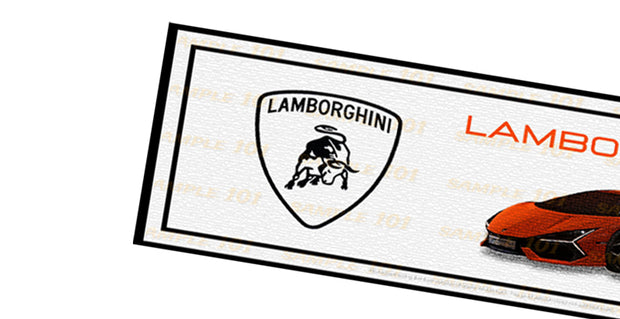 REVUELTO LAMBORGHINI BAR RUNNER BAR MAT MATS